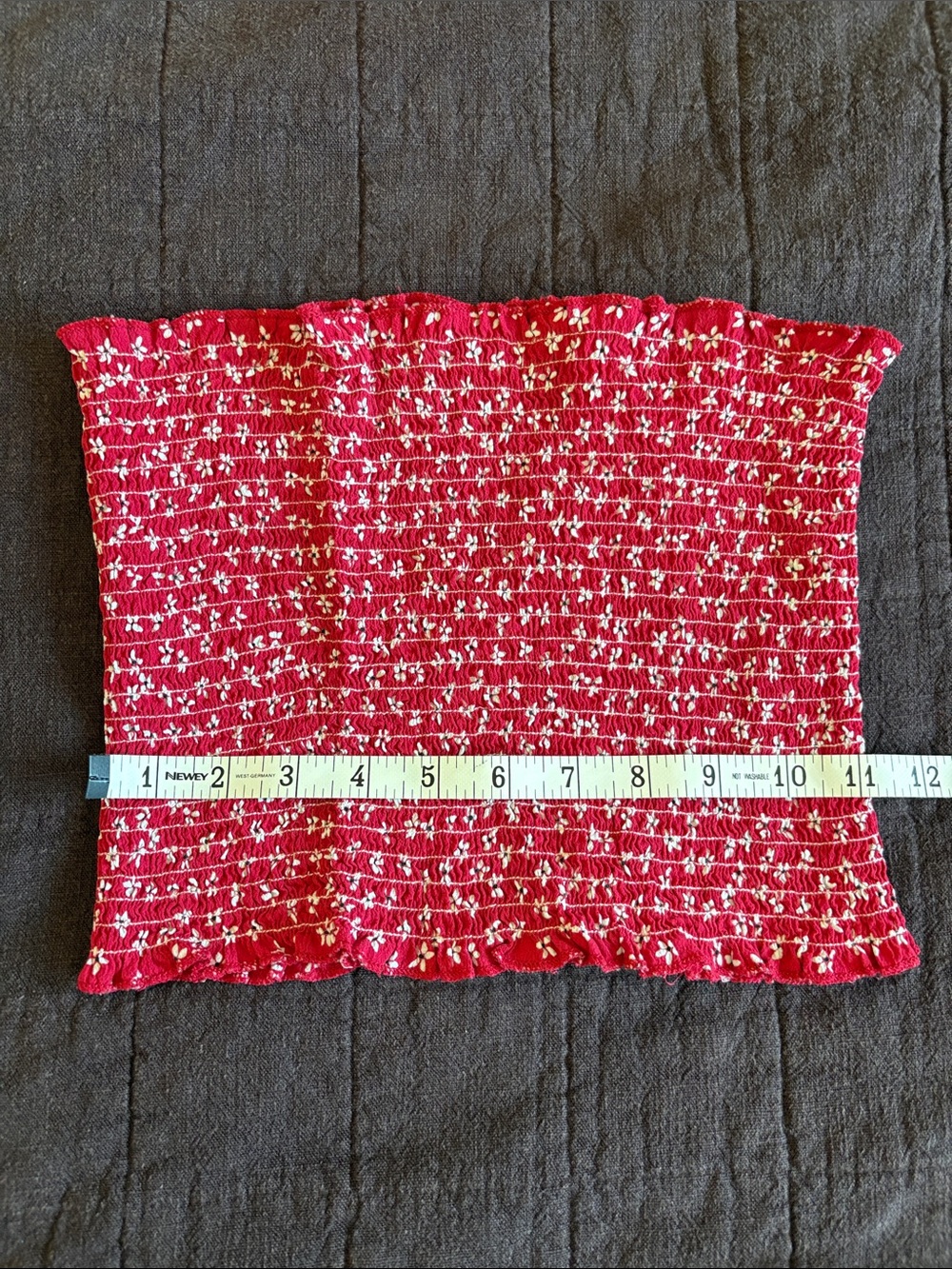 Floral Smocked Tube Top - Picture 4 of 5
